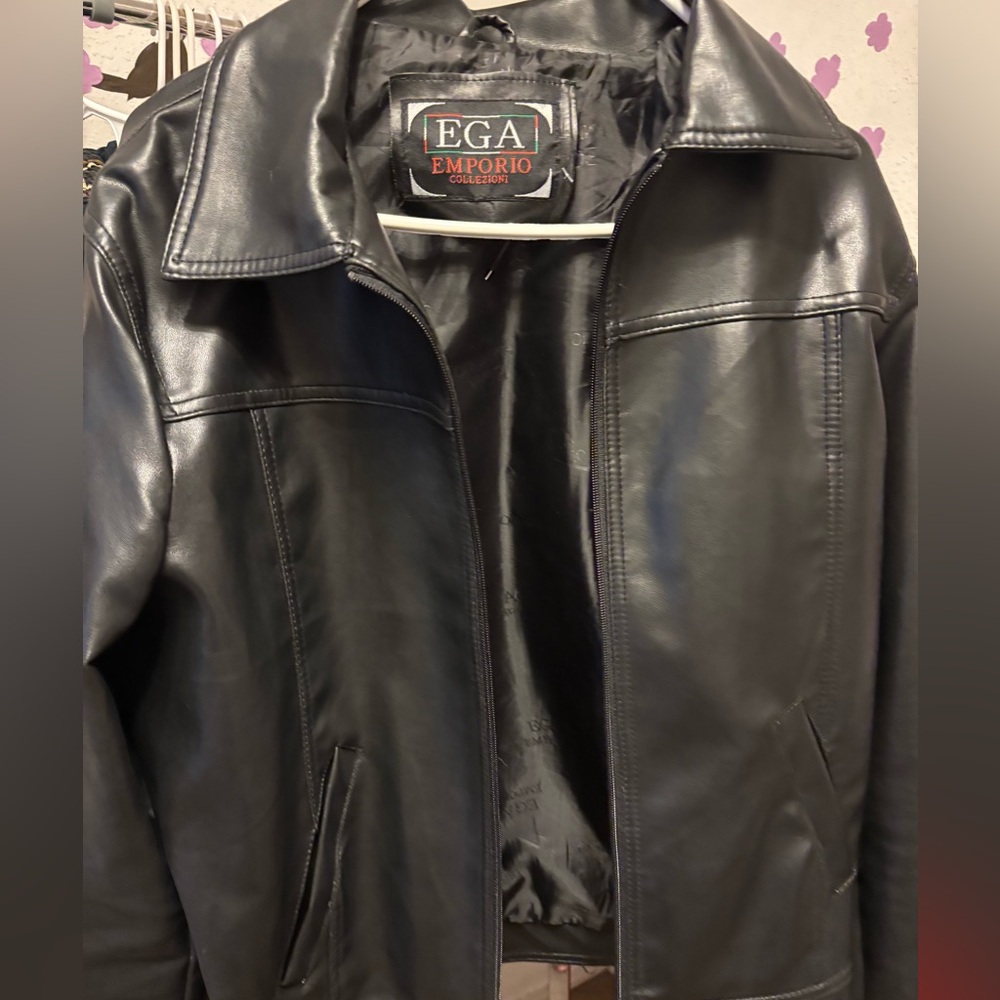 Men's Black Italian Leather Jacket